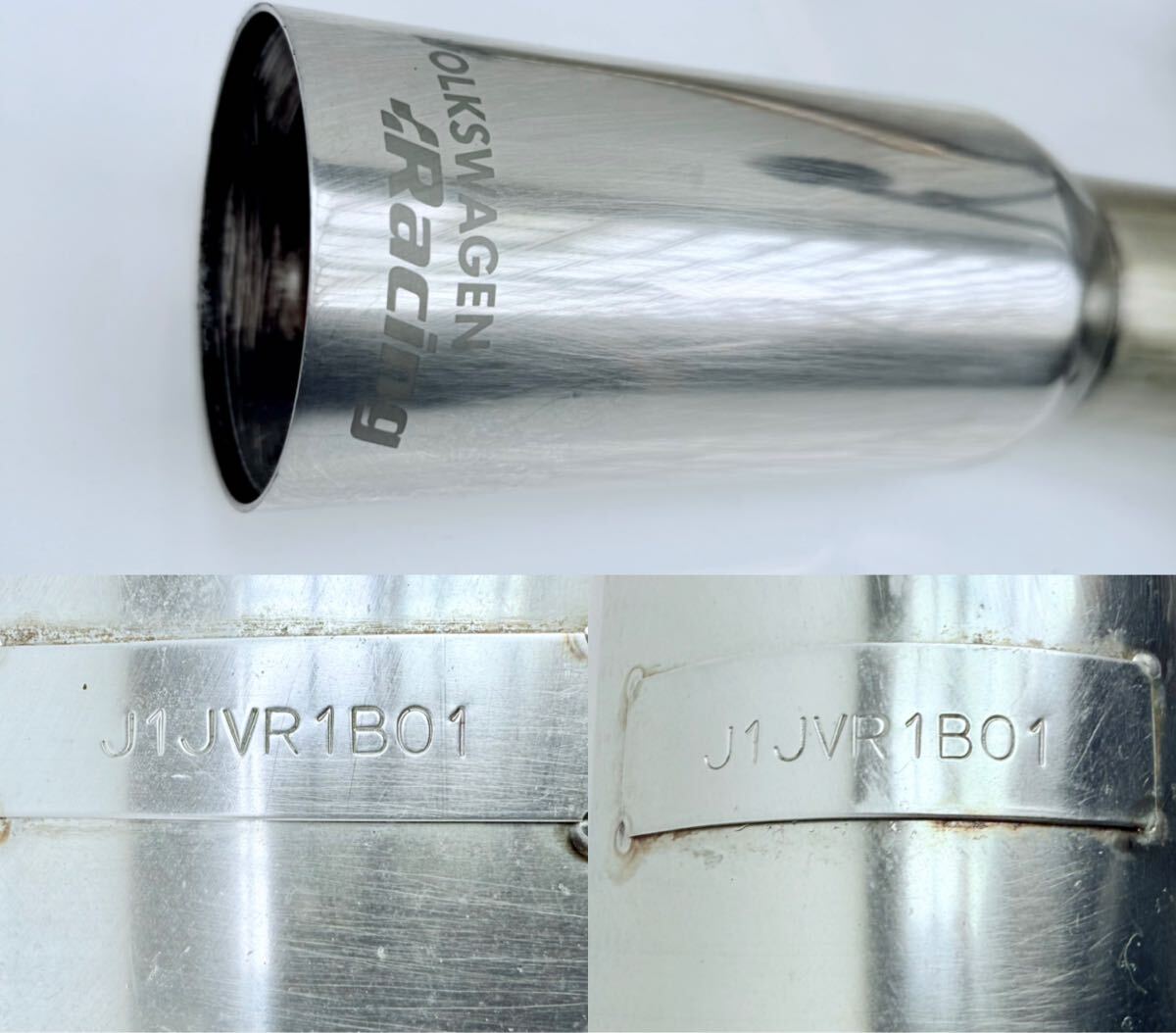 希少！！★ VW RACING マフラー ★Golf IV 1.8T・AUM/AUQ ★ Audi A3やTTにも装着できます_画像8