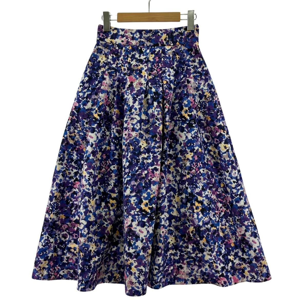 kumikyoku クミキョク Aライン スカート size1/パープル_画像1