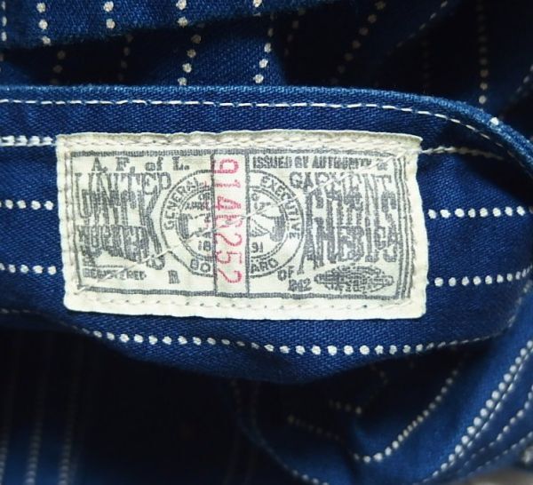 HEADLIGHT ヘッドライト HD12755N/A ウォバッシュ ストライプ カバーオール ジャケット 36_画像5