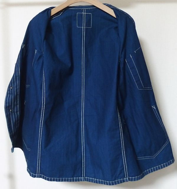 HEADLIGHT ヘッドライト HD12755N/A ウォバッシュ ストライプ カバーオール ジャケット 36_画像4