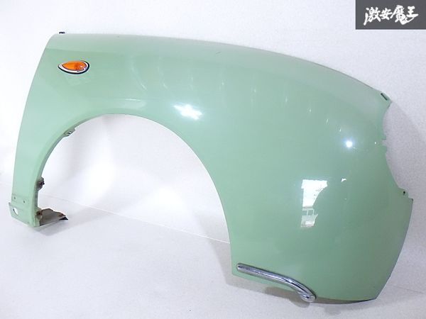 ★売り切り★ サイドマーカー付 日産 純正 FK10 フィガロ フロント フェンダー ウインカー 右 右側 運転席側 6K8 JK2 エメラルド 即納 G-1_画像1