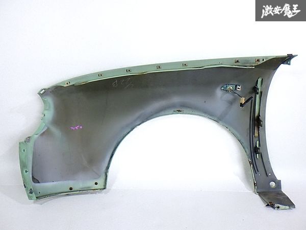 ★売り切り★ サイドマーカー付 日産 純正 FK10 フィガロ フロント フェンダー ウインカー 右 右側 運転席側 6K8 JK2 エメラルド 即納 G-1_画像7