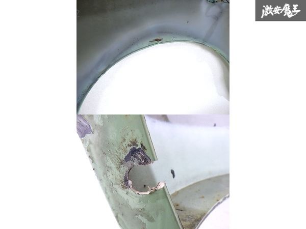 ★売り切り★ サイドマーカー付 日産 純正 FK10 フィガロ フロント フェンダー ウインカー 右 右側 運転席側 6K8 JK2 エメラルド 即納 G-1_画像9