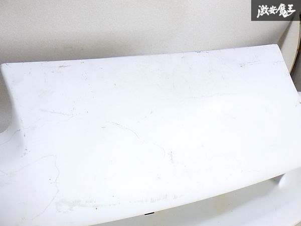 TOP SECRET トップシークレット JZA80 スープラ 中期 フロント バンパー 外装 エアロ FRP製 白 040 スーパーホワイトII 即納 棚I-2_画像4
