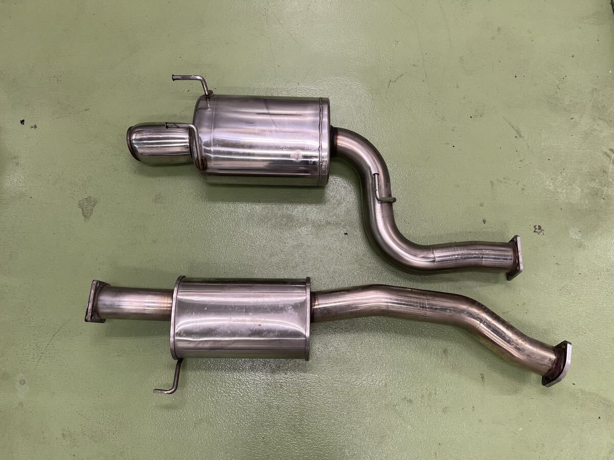 1円スタート 259-120-06 状態良 HKS BNR32 スカイライン GTR RB26DETT スーパーマグザム マフラー セミステン 93-000284 熱合051 _画像1
