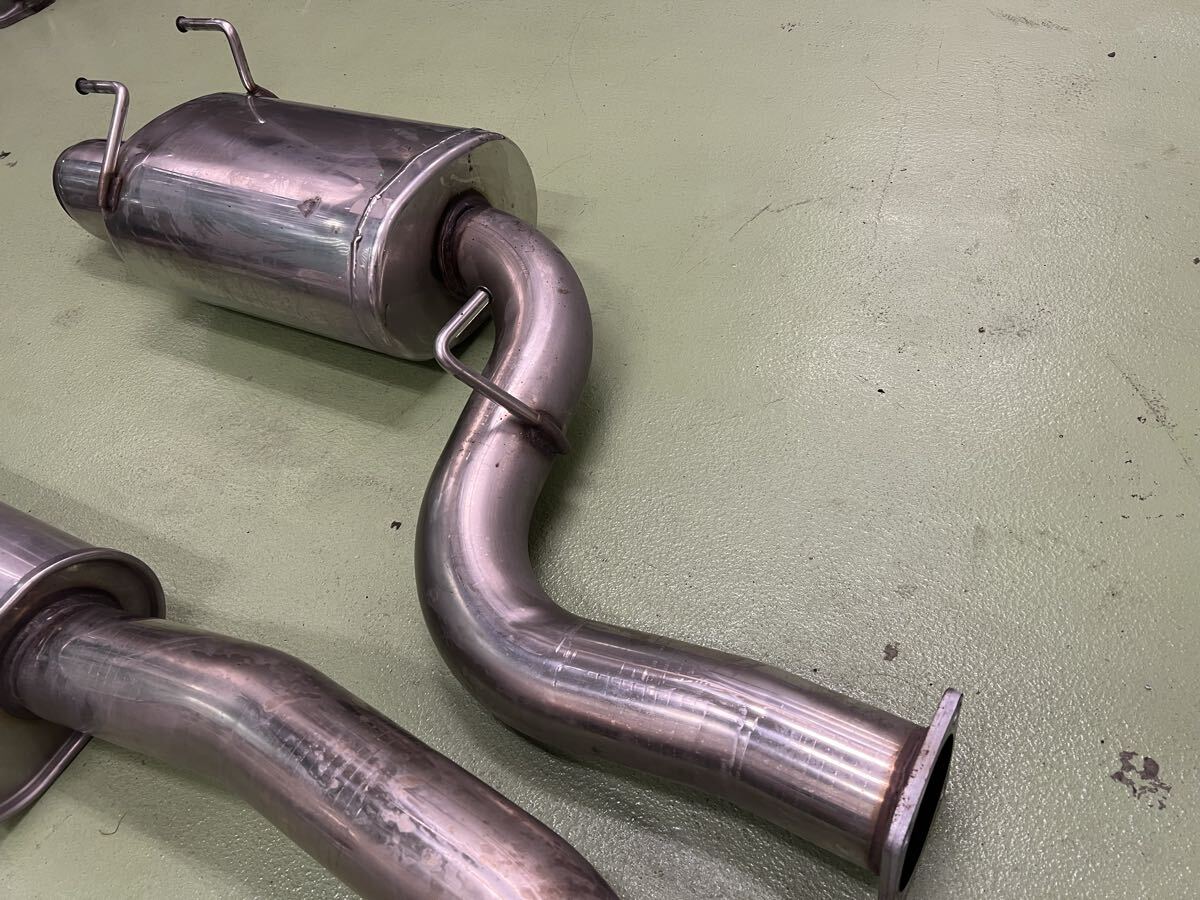 1円スタート 259-120-06 状態良 HKS BNR32 スカイライン GTR RB26DETT スーパーマグザム マフラー セミステン 93-000284 熱合051 _画像3