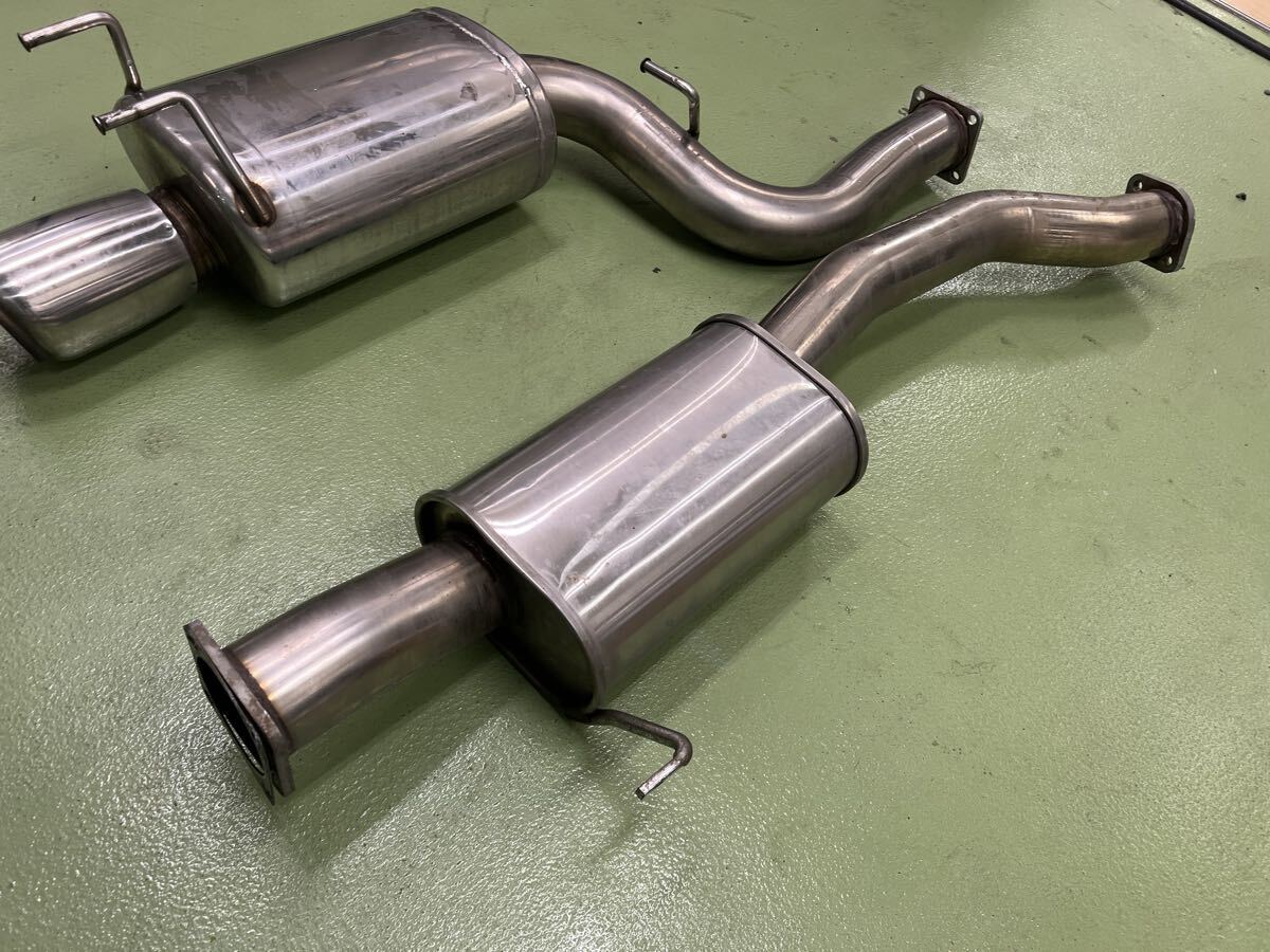 1円スタート 259-120-06 状態良 HKS BNR32 スカイライン GTR RB26DETT スーパーマグザム マフラー セミステン 93-000284 熱合051 _画像5