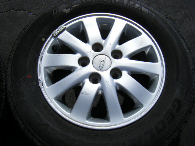  эпоха Heisei 19 год Terios Kid custom ABA-J131G оригинальный алюминиевые колеса 4шт.@ шероховатость гора 