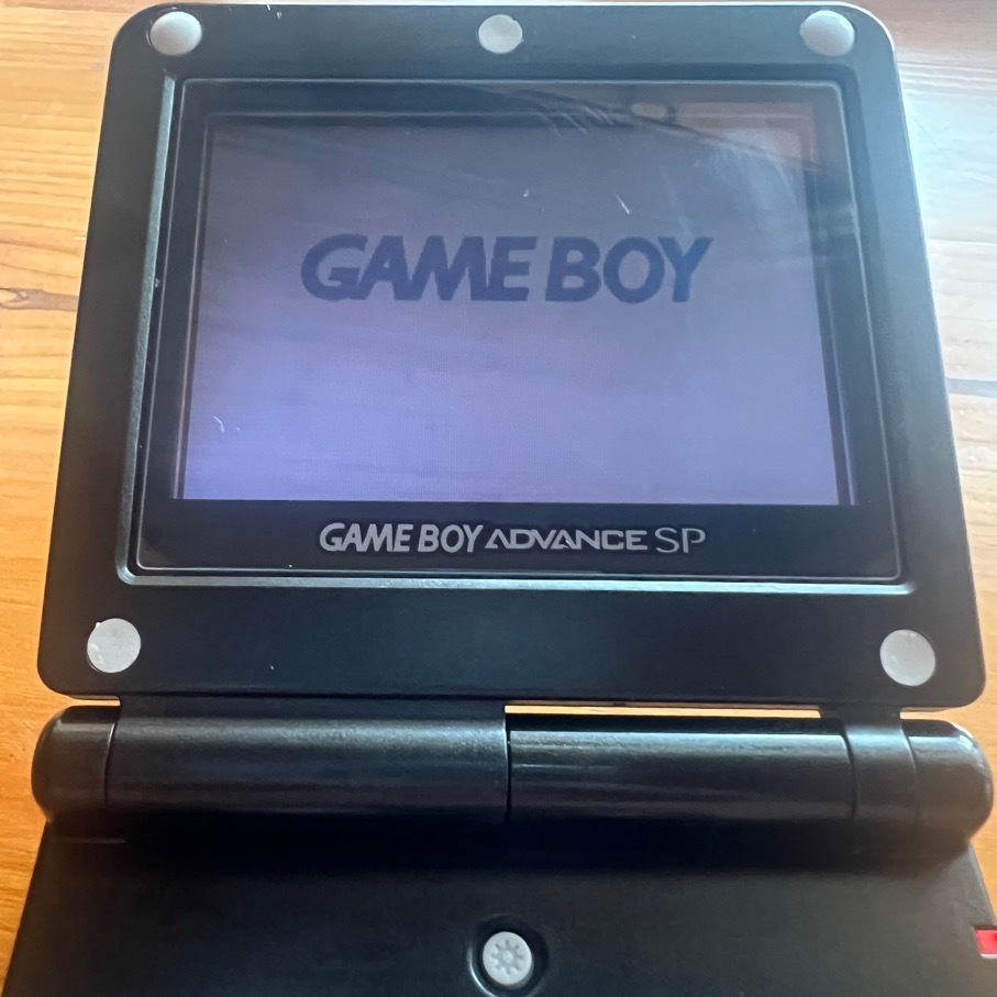 ゲームボーイアドバンスSP本體 who are you？海外版