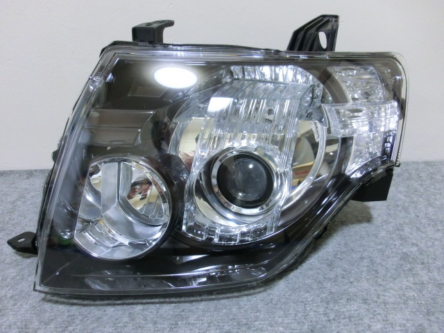 Pajero V83W V93W V87W V97W левая передняя фара левая фара HID для внутренний черный Koito 100-87874 печать 6 Pajero V83W V93W V87W V97W левая передняя фара левая фара HID для внутренний черный Koito 100-87874 печать 6