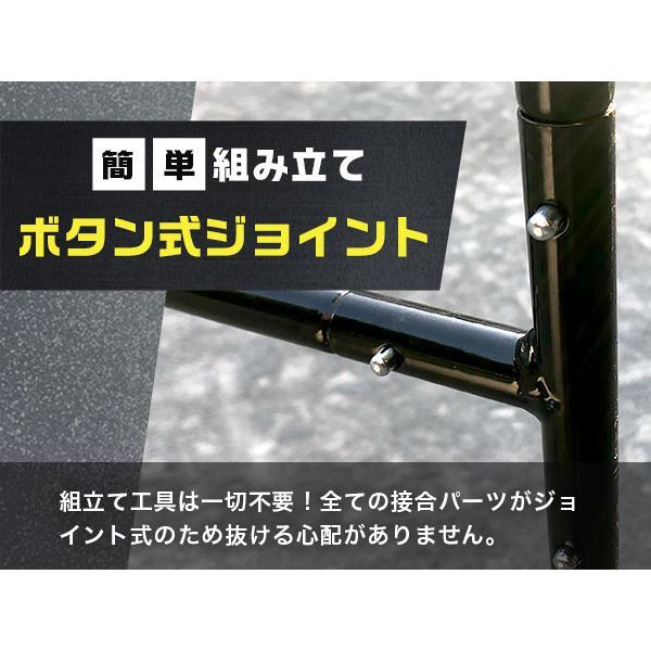 awnec バイクガレージ Lサイズ オールスチール 極厚カバー バイク ガレージ サイクルハウス (横)210×(奥)255×(高)190cm サイクルポート_画像8