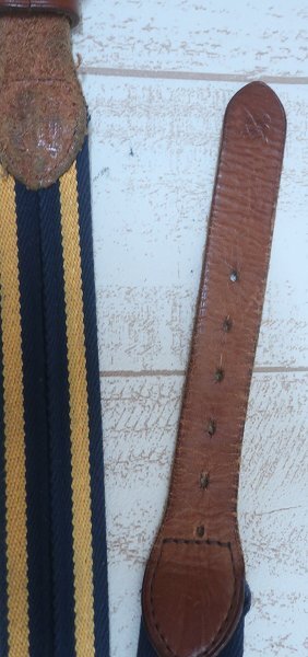 6-7079A/Ralph Lauren RUGBY レザーキャンバスベルト ラルフローレン ラグビー _画像10
