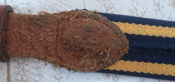 6-7079A/Ralph Lauren RUGBY レザーキャンバスベルト ラルフローレン ラグビー _画像6