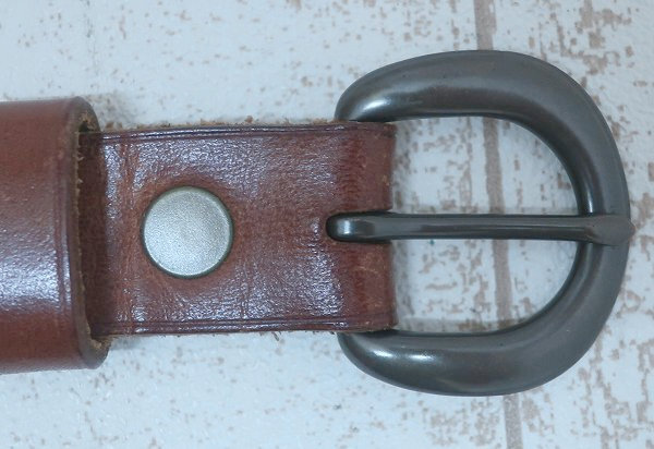 6-7079A/Ralph Lauren RUGBY レザーキャンバスベルト ラルフローレン ラグビー _画像2