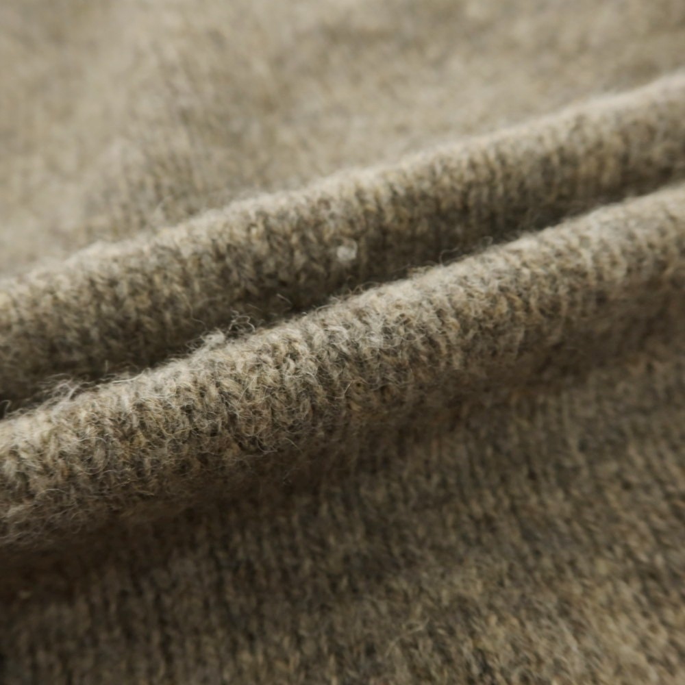 【中古】インバーアラン INVERALLAN ウール クルーネック プルオーバーニット グレー【40】_画像6