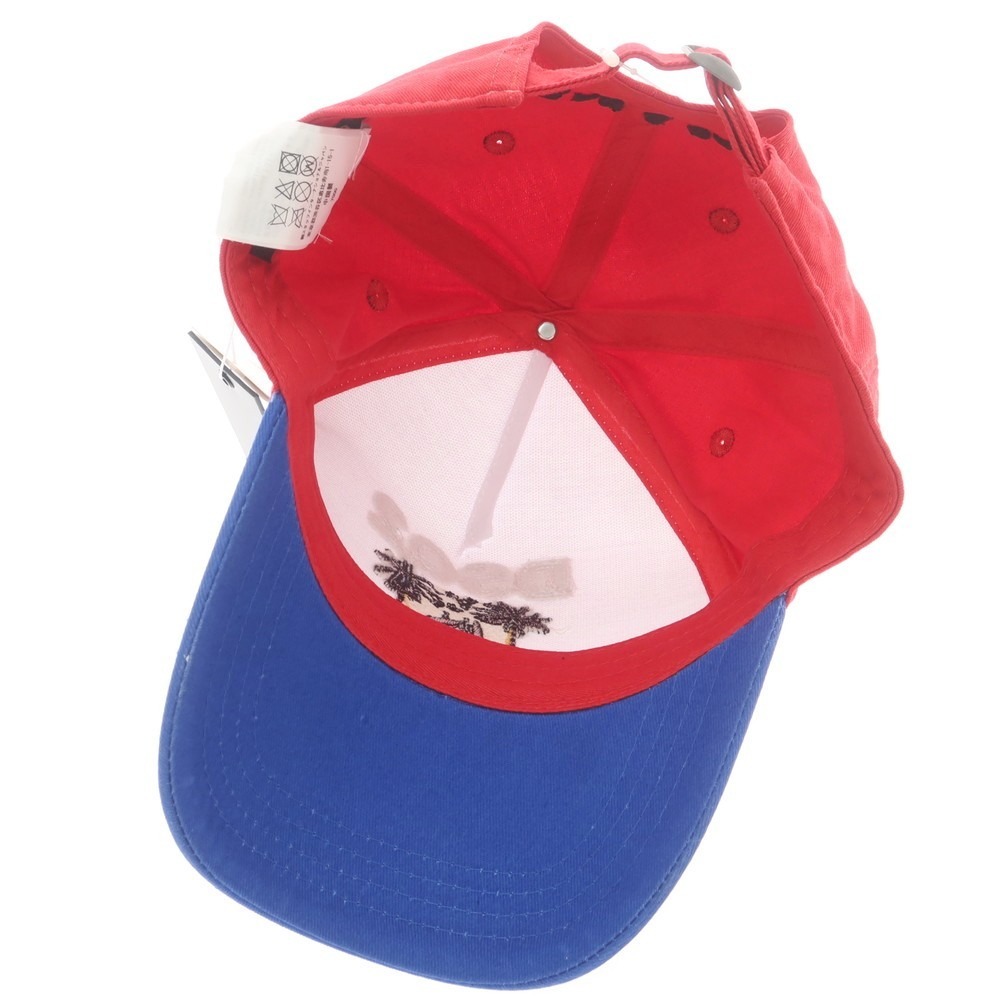 【新品】ディースクエアード DSQUARED2 コットン ベースボールキャップ レッドxホワイト【UNI】_画像6