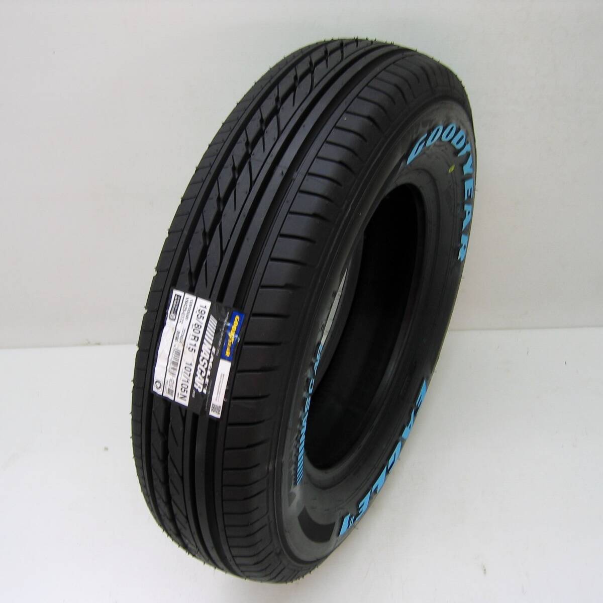 4本セット ナスカープラス 195/80R15 107/105N GOODYEAR ホワイトレタータイヤ EAGLE#1NASCAR PLUS 新品 グッドイヤー_画像5