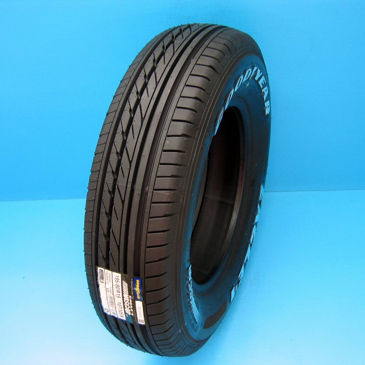 4本セット ナスカープラス 195/80R15 107/105N GOODYEAR ホワイトレタータイヤ EAGLE#1NASCAR PLUS 新品 グッドイヤー_画像3