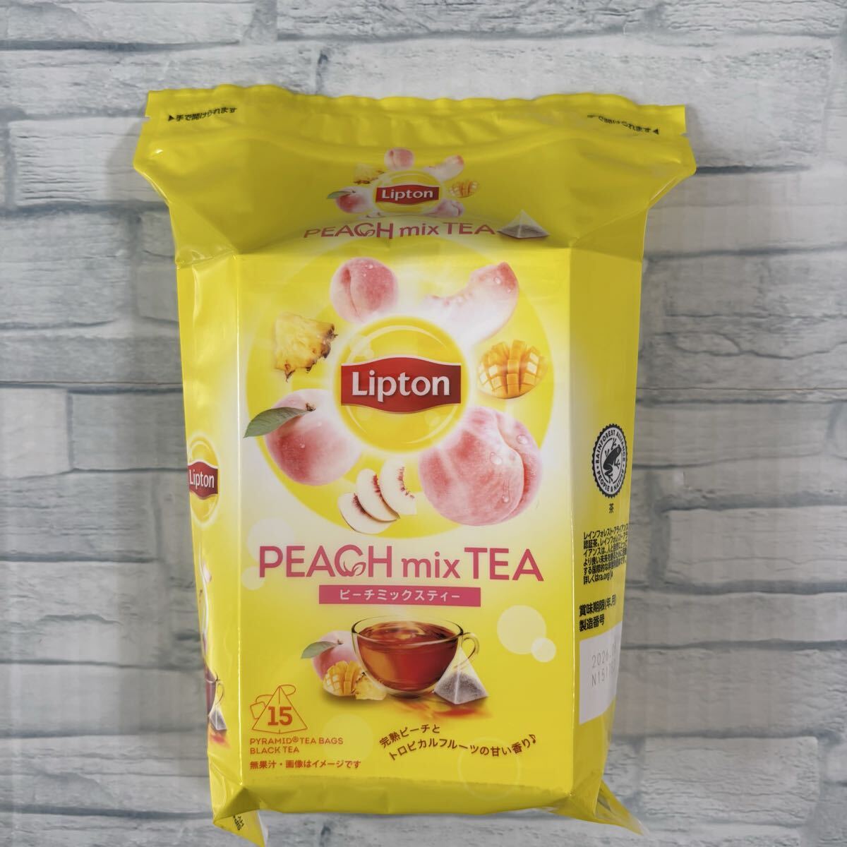 Lipton リプトン フルーツ ティーバッグ 3箱（ピーチ、ベリー、アップル）　フレーバーティー 紅茶 りんご アソート お試し_画像8