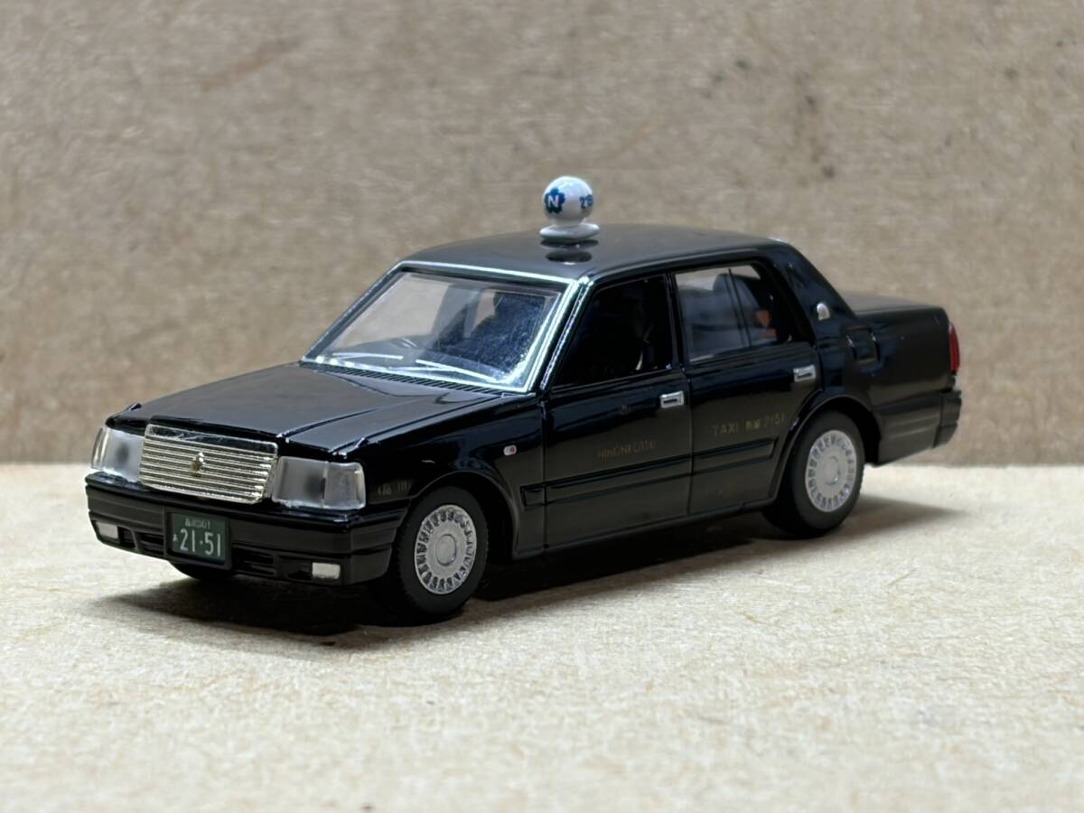 1/80 ザ・カーコレクション 80 ハチマル vol.1 第1弾【 012/ トヨタ クラウンセダン(日本交通タクシー/黒)』トミーテック カーコレ HO_画像2