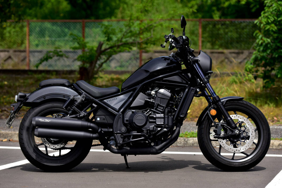 新品 ビームス レブル1100 DCT (8BL-SC83/8BL-SC87) パワーヘッダーW マットブラック 政府認証 G1023-23-001 BEAMS マフラー ホンダ Rebel_画像1