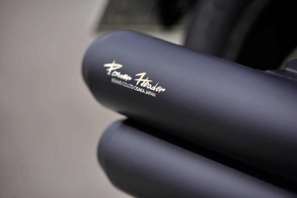 新品 ビームス レブル1100 DCT (8BL-SC83/8BL-SC87) パワーヘッダーW マットブラック 政府認証 G1023-23-001 BEAMS マフラー ホンダ Rebel_画像10