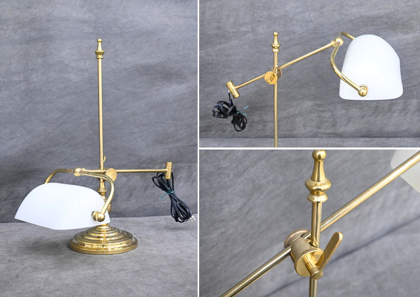 AH24 тяжелый! 5Kg под старину retro латунный? van ga- свет подставка свет стол лампа настольный освещение 