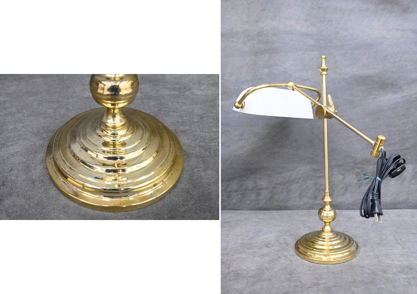 AH24 тяжелый! 5Kg под старину retro латунный? van ga- свет подставка свет стол лампа настольный освещение 