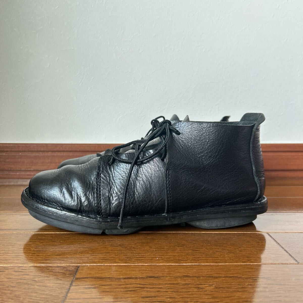 TRIPPEN トリッペン NOMAD M ノマド ブーツ レザーシューズ ブラック メンズ 40 26cm 25.5cm ドイツ制 ISSEY MIYAKE CAMPER BIRKENSTOCK