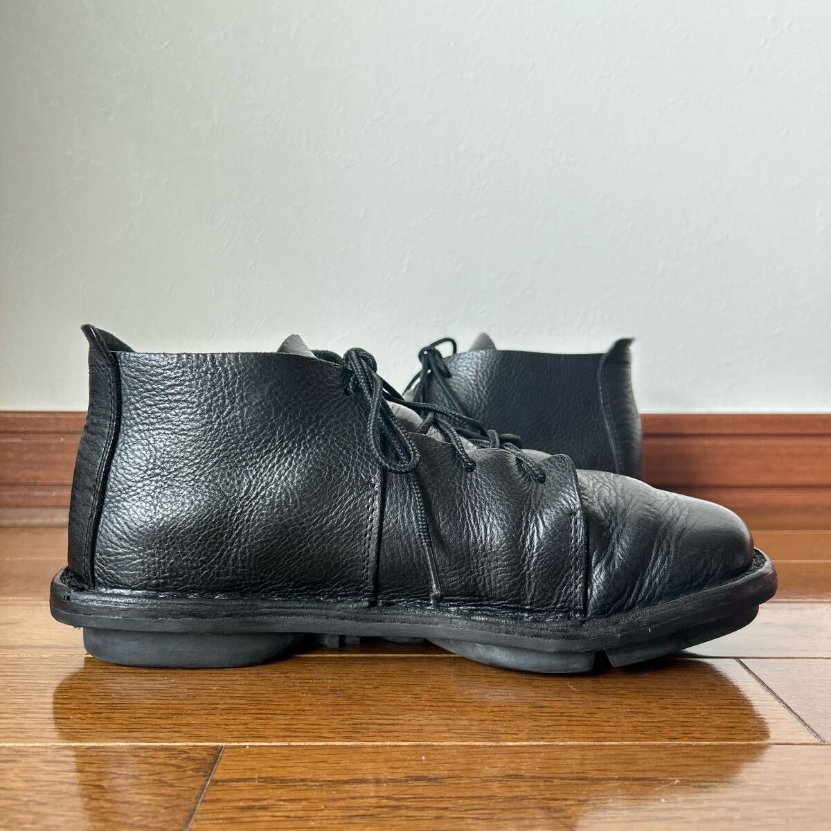 TRIPPEN トリッペン NOMAD M ノマド ブーツ レザーシューズ ブラック メンズ 40 26cm 25.5cm ドイツ制 ISSEY MIYAKE CAMPER BIRKENSTOCK