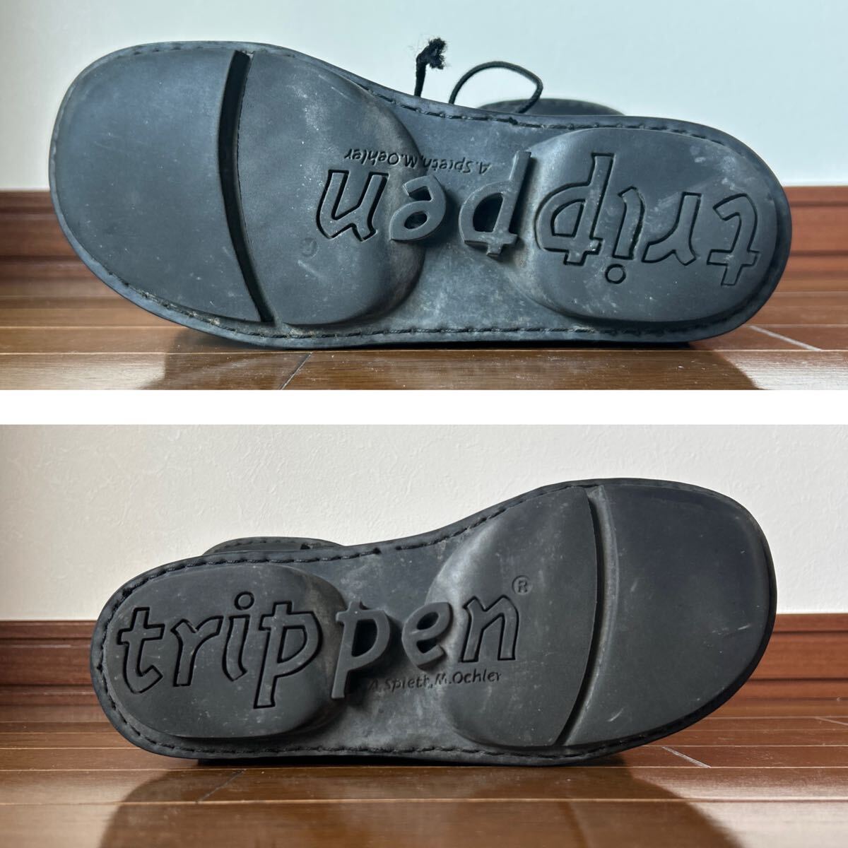 TRIPPEN トリッペン NOMAD M ノマド ブーツ レザーシューズ ブラック メンズ 40 26cm 25.5cm ドイツ制 ISSEY MIYAKE CAMPER BIRKENSTOCK