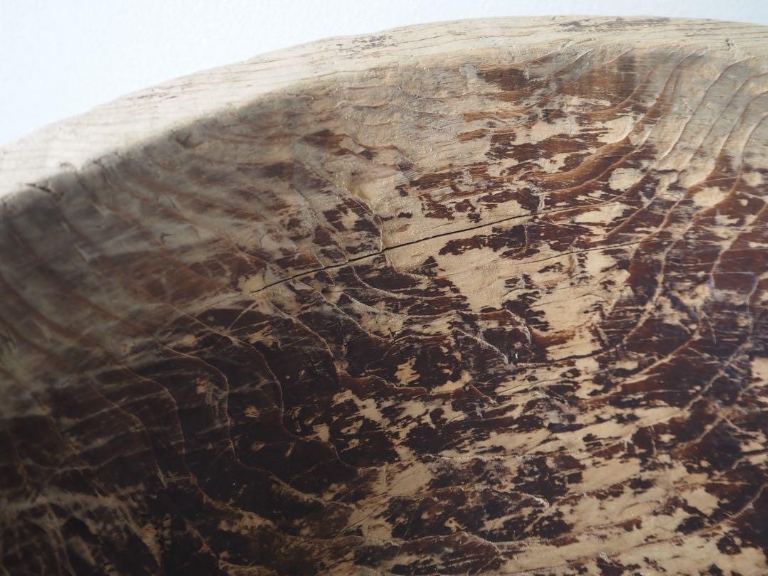 【OAN】こね鉢 木製 骨董 古美術 古道具 古民藝 古玩 店舗什器 昭和レトロ アンティーク プリミティブ インテリア 捏鉢 収納 オブジェ_画像4