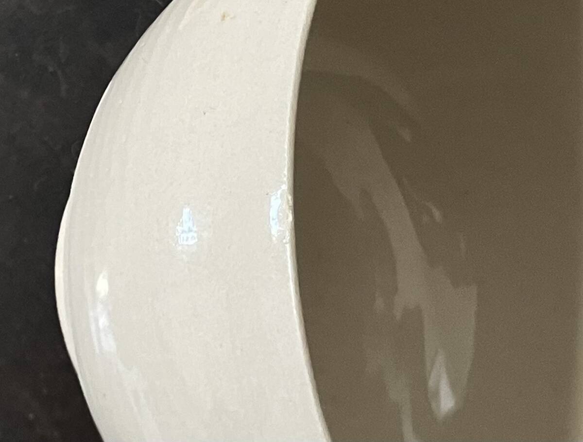 【OAN】 作家物 銘有 木箱付 骨董 古美術 古道具 民藝 古民藝 茶道具 懐石 古玩 在銘 熊川 李朝 白磁 李俊煕 清雲窯 E25104_画像10