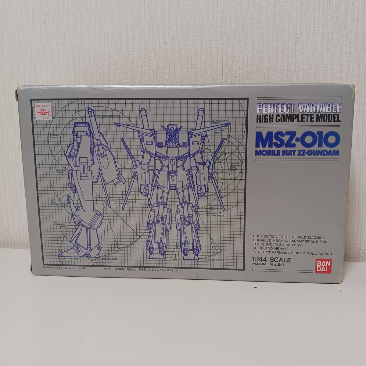  высокий Complete модель двойной ze-ta Gundam не использовался прекрасный товар Bandai ZZ Gundam 