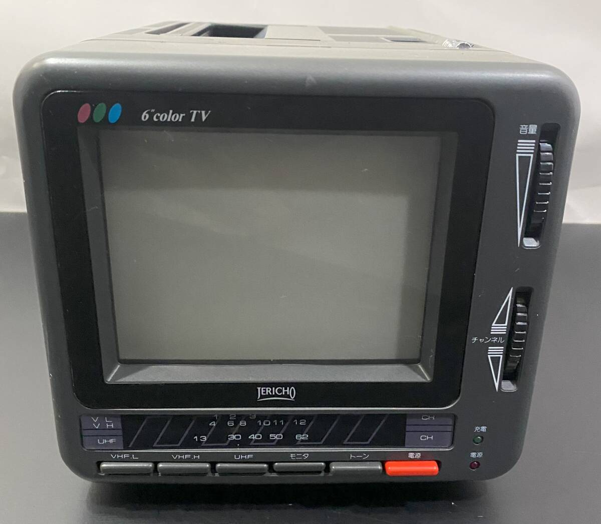B204 1円～ 動作未確認 JERICHO 6インチ カラー テレビ J-605 6 color TV ポータブルの画像2