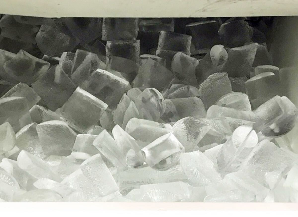 HOSHIZAKI ホシザキ星崎 製氷機 100V 卓上型 KM-12F 店舗厨房業務用 2016年製 説明書付き_画像3