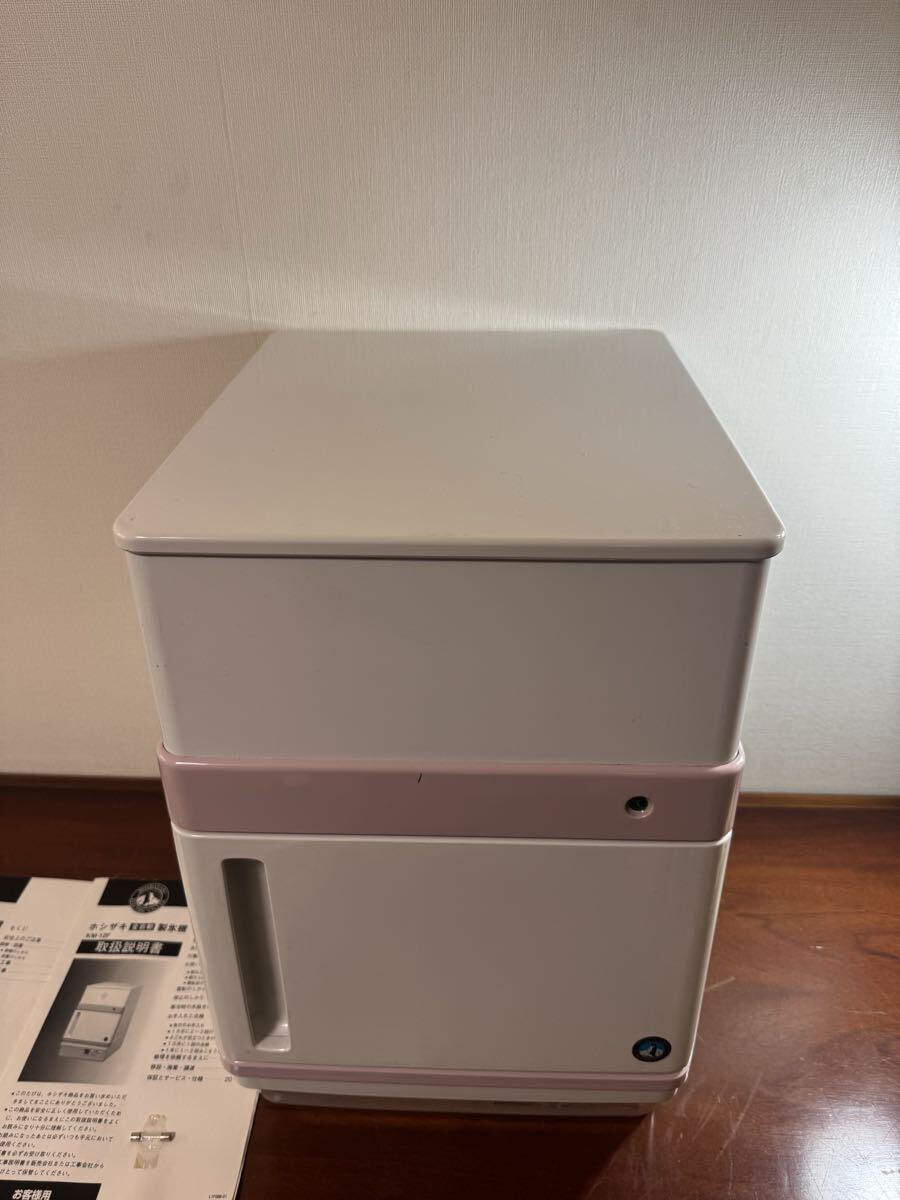 HOSHIZAKI ホシザキ星崎 製氷機 100V 卓上型 KM-12F 店舗厨房業務用 2016年製 説明書付き_画像10