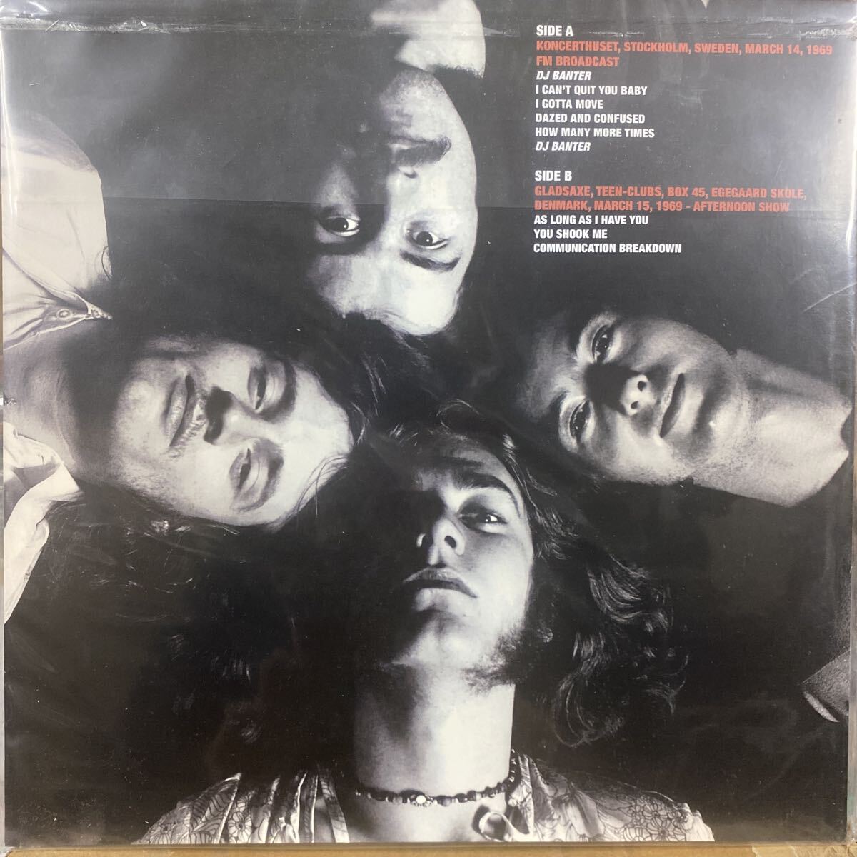 未使用新品 限定450枚 ナンバー入り スプラッターレコード★LED ZEPPELIN/I TOLD YOU BABY LONG TIME AGO SCANDINAVIA MARCH 1969_画像2