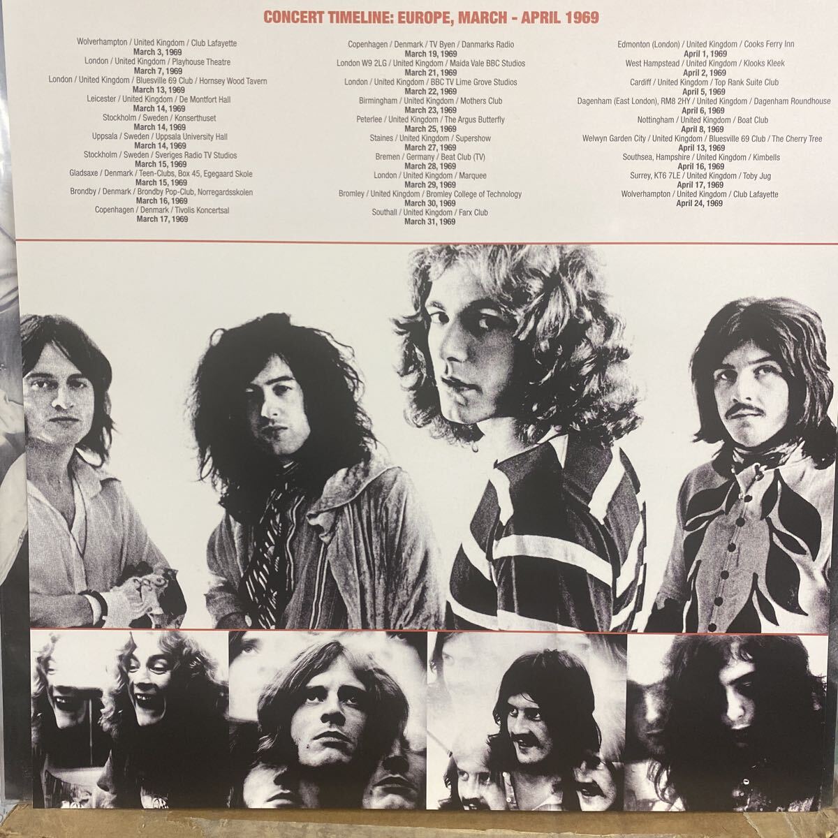 未使用新品 限定450枚 ナンバー入り スプラッターレコード★LED ZEPPELIN/I TOLD YOU BABY LONG TIME AGO SCANDINAVIA MARCH 1969_画像4