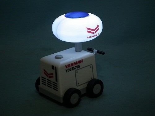 ヤンマー YDG250VS バルーン投光機 プルバックミニカー_画像7