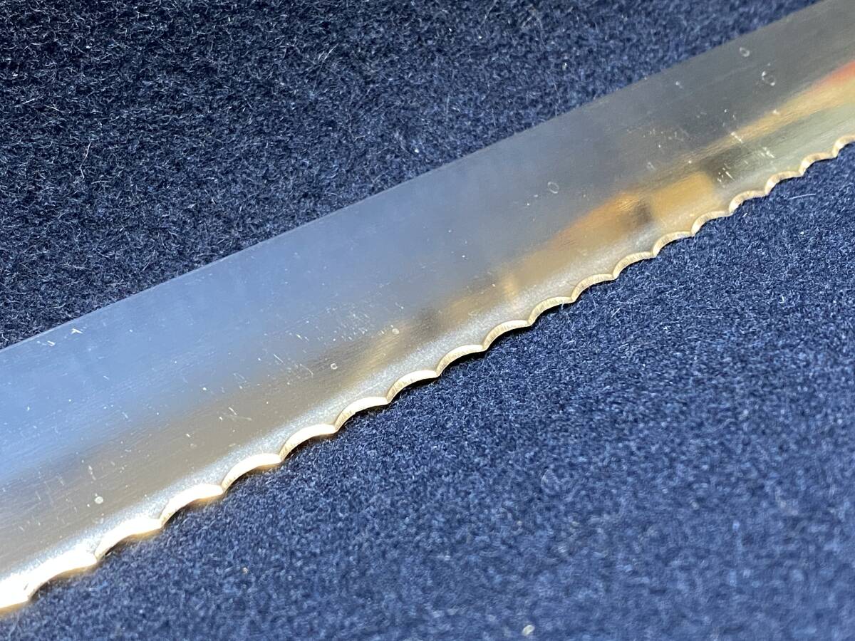 箱無し 新品 ビクトリノックス VICTORINOX SWISS 刃長36cm位 パン切り包丁 ブレッドナイフ パンスライサー ウェーブ パン ナイフ 刃物 庖丁_画像9