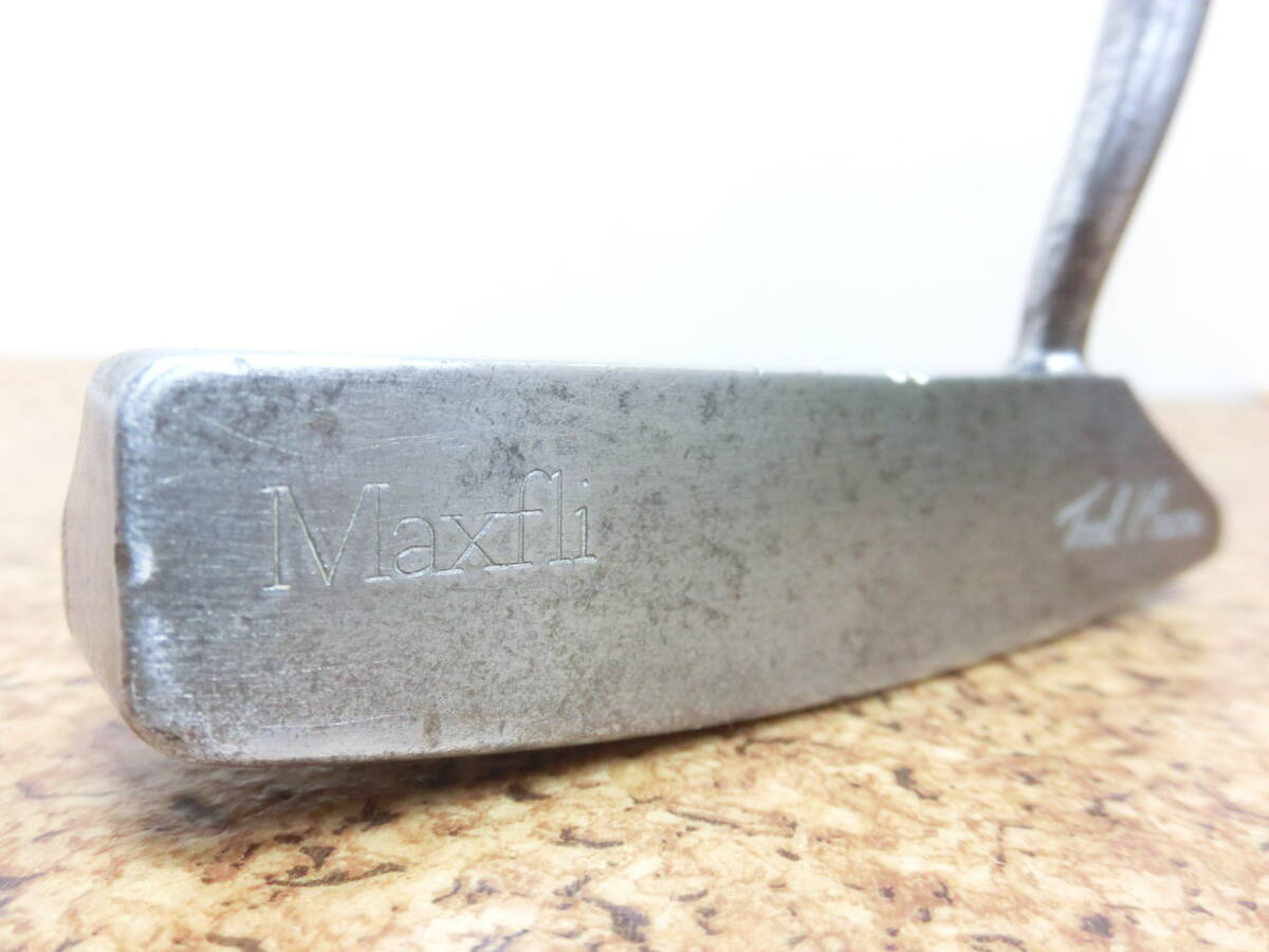 ♪Tad Moore タッドモア Maxfli TM-4 マックスフライ パター 33.5インチ スチールシャフト 中古品♪T2000_画像1
