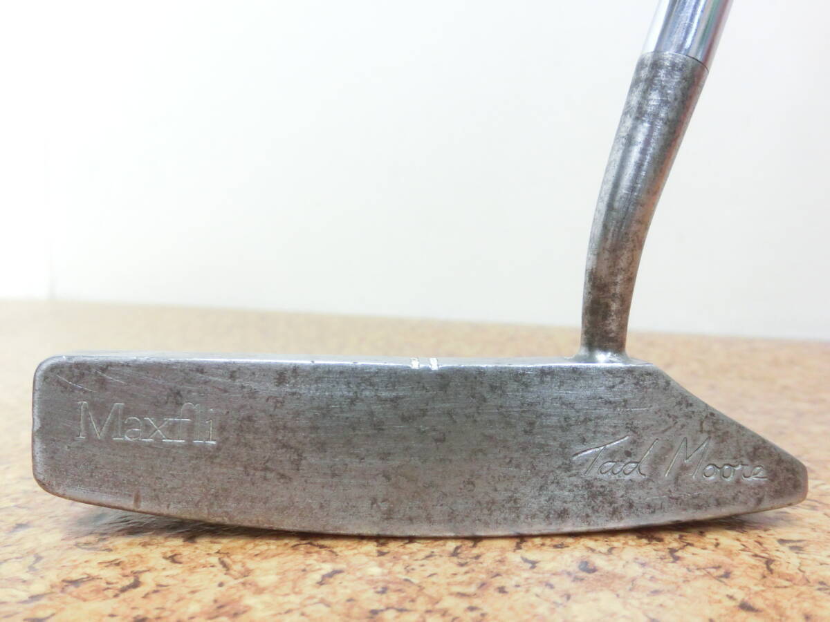 ♪Tad Moore タッドモア Maxfli TM-4 マックスフライ パター 33.5インチ スチールシャフト 中古品♪T2000_画像4