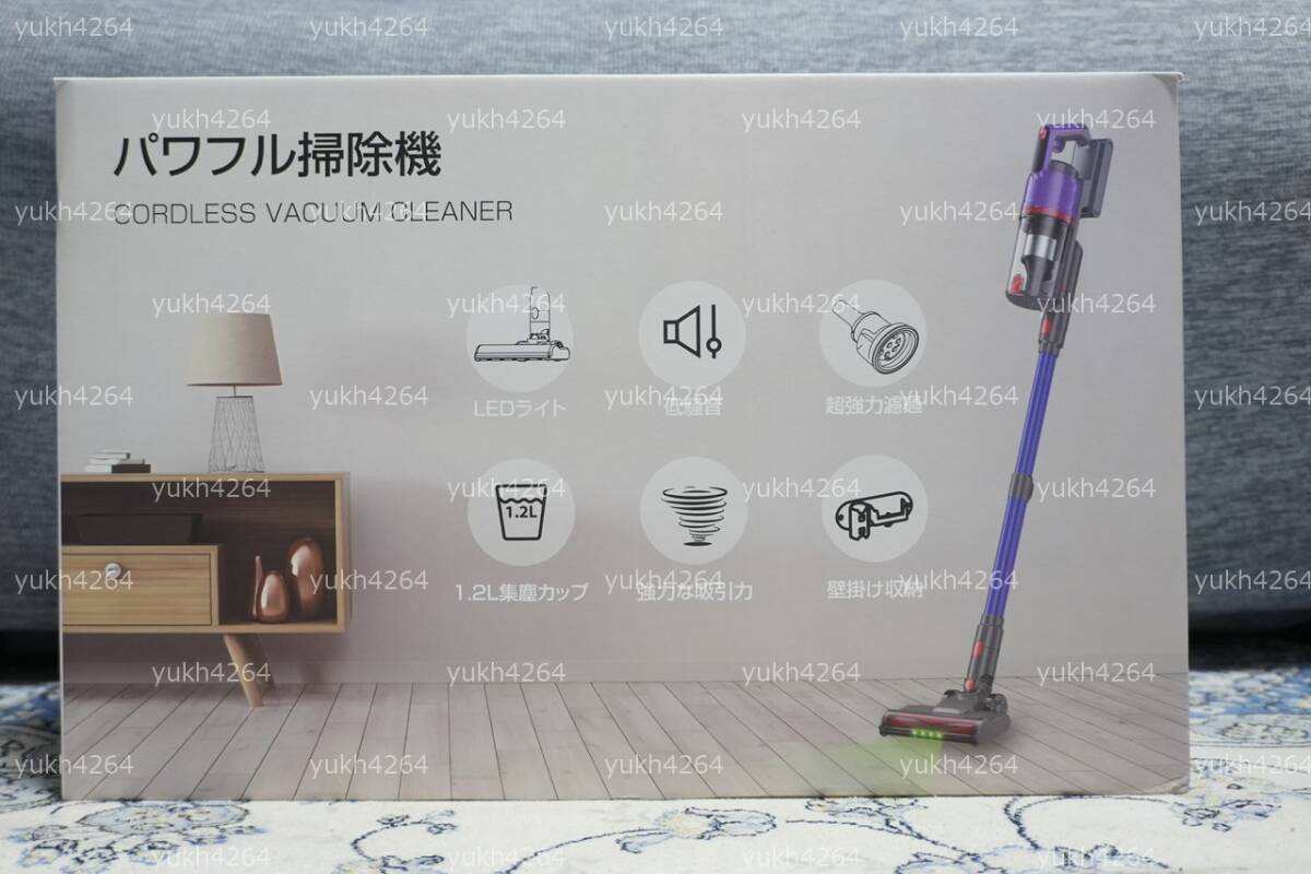 【新品】Nidruoey 充電式サイクロン掃除機 MS21Y-109D-1 1.8Lカップ 紙パック不要 バッテリー式 最大55分動作 Panasonic ダイソン SHARK_画像9