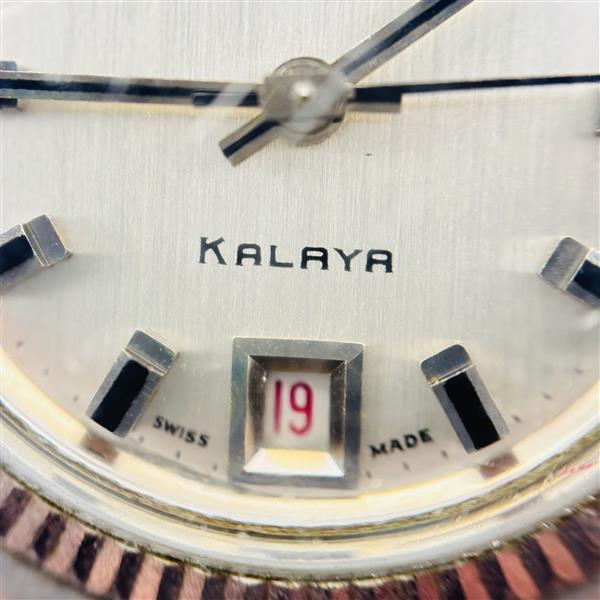 RADO ラドー KARAYA カラヤ デイト SS シルバー文字盤 自動巻き メンズ 男性用 腕時計 稼働 コレクション 中古品 現状品 2286_画像4