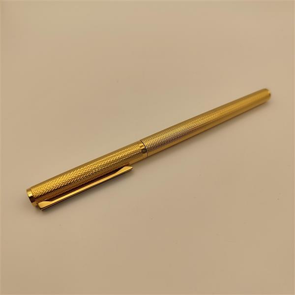 【1円スタート！】Dunhill ダンヒル 万年筆 ペン先14K ケース付き 筆記未確認 中古品 2338_画像2