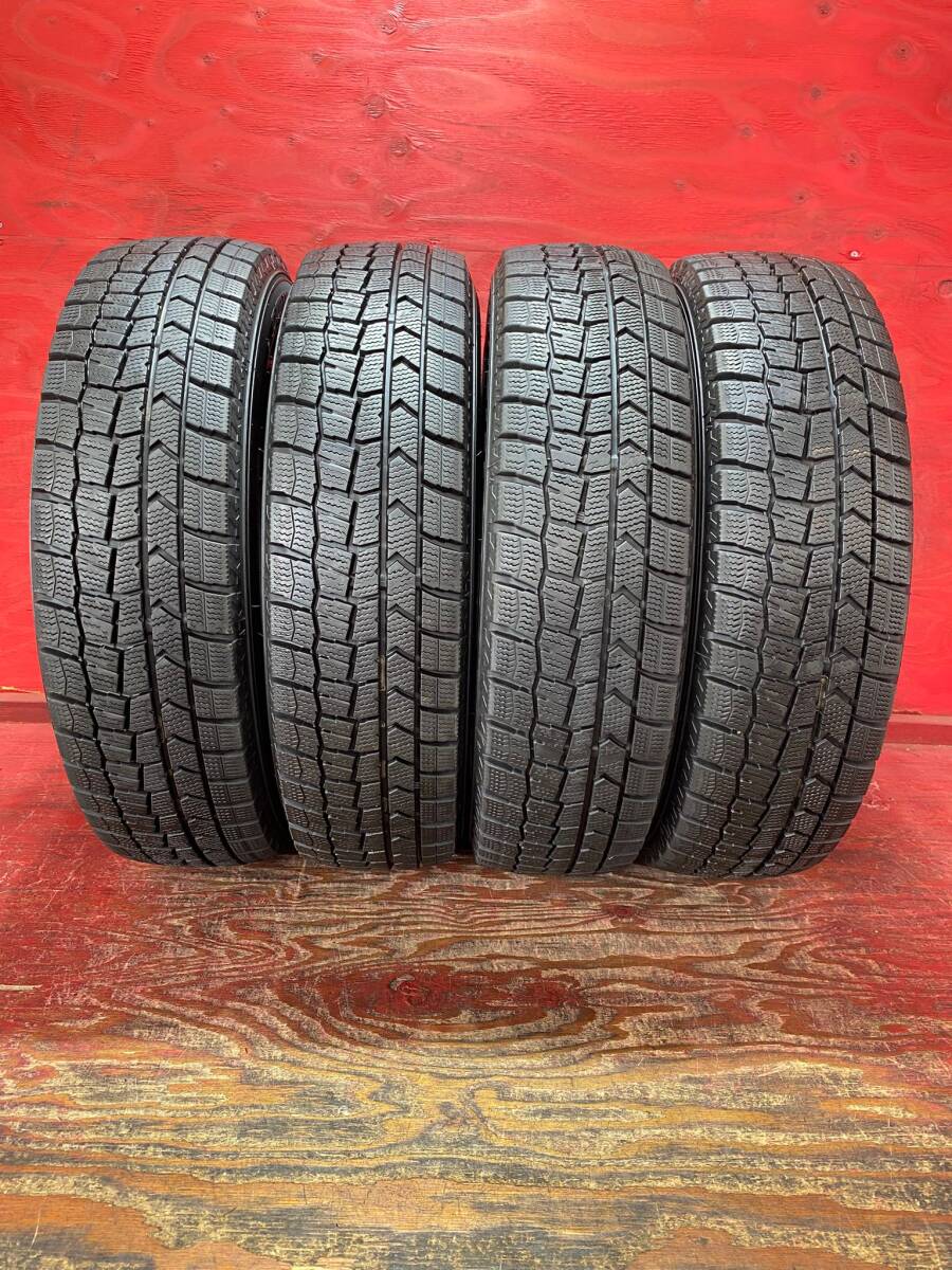 165/70/R14 81Q DUNLOP WINTERMAXX WM02 製造年2020, 4本 80% バリ山 美品 *111B_画像2