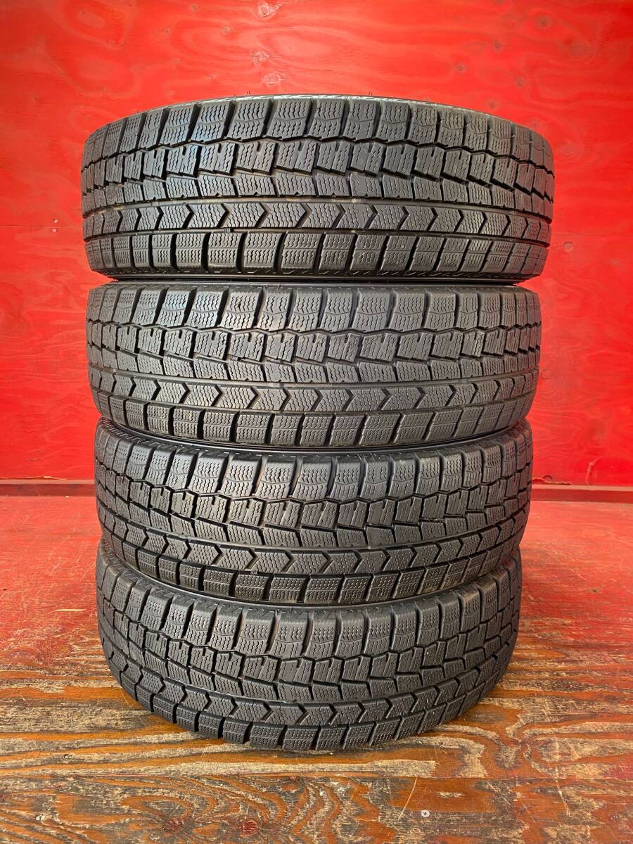 165/60/R15 77Q DUNLOP WINTERMAXX WM02 製造年2016, 4本 80% バリ山 *142B_画像1