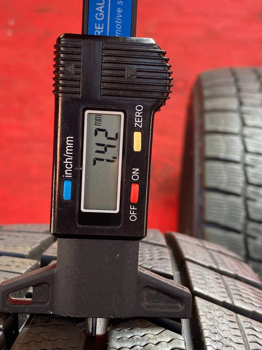 185/60/R15 84Q DUNLOP WINTERMAXX WM02 製造年2022, 4本 80% バリ山 *144B_画像7