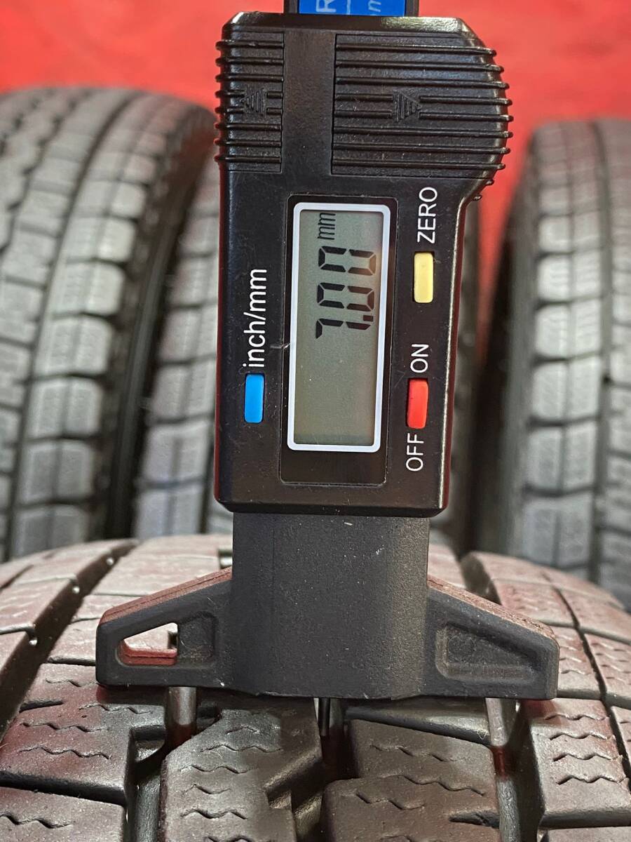 145/80/R12 80/78N LT DUNLOP WINTERMAXX SV01 製造年2020, 4本 80% バリ山 美品 *151B_画像7